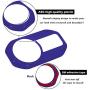 Front Light ABS Decor Cover Trim Interior Accessories Headlight Switch Button Trim for Jeep Wrangler JL JLU Gladiator JT 2018-2021 (Blue)