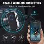[2021 Upgraded] COMSOON Bluetooth 5.0 Receiver for Car, Noise Cancelling Bluetooth AUX Adapter, Bluetooth Music Receiver for Home Stereo, Wired Headphones, Hands-Free Calls(16H Battery Life/Dual Link)