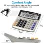 Calculator,12-Digit Desktop Basic Calculator, Solar Battery Dual Power with Large LCD Display and Large Buttons Office Calculator by Ebristar (JP01251A)
