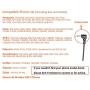Beebang 2.5mm Cordless Phone Headset, Telephone Headset with Noise Canceling Mic Work for AT&T Panasonic Cisco Grandstream Polycom Vtech Uniden and Wireless Dect Phones