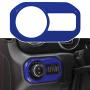 Front Light ABS Decor Cover Trim Interior Accessories Headlight Switch Button Trim for Jeep Wrangler JL JLU Gladiator JT 2018-2021 (Blue)