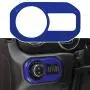 Front Light ABS Decor Cover Trim Interior Accessories Headlight Switch Button Trim for Jeep Wrangler JL JLU Gladiator JT 2018-2021 (Blue)