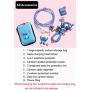 [2021 Upgrade Styles]DIY Protector Stitch Set,Data Cable USB Charger Data Line Earphone Wire Saver Protector Compatible for iPhone 7 8 Plus X iPad iPod iWatch Series (Stitch)