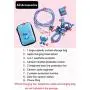 [2021 Upgrade Styles]DIY Protector Stitch Set,Data Cable USB Charger Data Line Earphone Wire Saver Protector Compatible for iPhone 7 8 Plus X iPad iPod iWatch Series (Stitch)