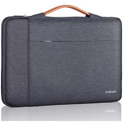 Ferkurn Chromebook Sleeve 11 11.6 Inch Laptop Case Waterproof with Handle Protective Bag Compatible with MacBook Air 11.6, Stream 11.6, MacBook Pro 13, Mac 12 Retina, Surface Pro X/7/6/5/4/3, Gray