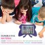 Simicoo iPad 7 10.2 iPad Air3 iPad Pro 10.5 Cute Butterfly ipad Case for Kids Stand Light Weight EVA Shockproof Rugged Heavy Duty Kids Friendly Case for iPad 10.5 iPAD 10.2 (Purple)