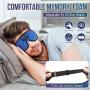 Boodlab Sleep Headphones Bluetooth Sleep Mask, 3D Sleep Eye Mask with Ultra-Thin HD Stereo Speakers Washable Adjustable for Sleeping Side Sleepers, Air Travel,Yoga,Meditation,Holiday