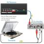 Pyle Phono Turntable Preamp - Mini Electronic Audio Stereo Phonograph Preamplifier with RCA Input, RCA Output & Low Noise Operation Powered by 12 Volt DC Adapter (PP444)