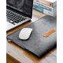 Inateck 13-13.3 Inch Laptop Sleeve Case Bag Compatible with MacBook Pro 2012-2015 Retina/MacBook Air 2010-2017/12.9'' iPad Pro, Dark Gray