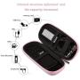 AGPTEK Carrying Case, EVA Hard Case Cover for Digital Voice Recorders, Bose QC20, MP3 Player, Pink