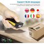NETUM QR Code Scanner, Mini Barcode Scanner Bluetooth Compatible, Small Portable USB 1D 2D Bar Code Scanner for Inventory, 2.4G Cordless Image Reader for Tablet iPhone iPad Android iOS PC POS