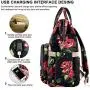 Laptop Backpack,15.6 Inch Stylish College School Backpack with USB Port Charging, Water Resistant Casual Daypack Laptop Backpack for Women/Girls/Business/Travel (Flower3) Laptop Backpack,15.6 Inch Stylish College School Backpack with USB Port Charging, Water Resistant Casual Daypack Laptop Backpack for Women/Girls/Business/Travel (Flower3)