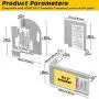 Generator Interlock kit, HOMCGK2C Homeline Cover Generator and QOM2 Frame Size Main Breaker Interlock Kit, For Use on Indoor Homeline 150A - 225A Main Breaker Load Centers, Indoor Kit