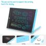 Newest LCD Writing Tablet, Electronic Digital Writing &Colorful Screen Doodle Board, Cimetech 12-Inch Handwriting Paper Drawing Tablet Gift for Kids and Adults at Home,School and Office (Blue)