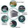 Precision Tweezer Set, 6 PCS Tweezers Kit with ESD Anti-static Stainless Steel, Curved Tweezers Set for Electronics, Craft, Jewellery, Laboratory Work and Ingrown Hair Precision Tweezer Set, 6 PCS Tweezers Kit with ESD Anti-static Stainless Steel, Curved Tweezers Set for Electronics, Craft, Jewellery, Laboratory Work and Ingrown Hair