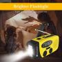 Upgraded Version RunningSnail Emergency Hand Crank Self Powered AM/FM NOAA Solar Weather Radio with LED Flashlight, Emergency Power Bank for iPhone/Smartphone (088Y)