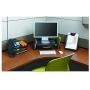 Safco Products 2160BL Onyx Mesh Telephone Stand With Drawer, Black