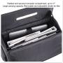 STEBCO 261710BLK Rolling Catalog/Computer Case, Nylon, 18 x 8 x 13, Black (STB261710BLK)