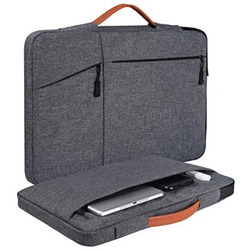 13.3-13.5 Inch Laptop Briefcase Case for Acer Chromebook R13, Dell Inspiron 13 5000, LG Gram/Asus ZenBook, HP Pavilion 13.3'' /HP Envy x360 13 Briefcase Tablet Case Bag(Space Grey)