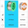 2 Sizes Lead Rosin Core Solder Wire for Electrical Soldering and DIY, Sn 99% Ag 0.3% Cu 0.7%, 0.8mm/1.0mm, 100g