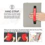 New iPad Mini Case 5th Generation with Pencil Holder - Mini iPad 4 Leather Stand Folio - Wallet Pocket - Handle Strap - Soft TPU Back Cover Auto Sleep/Wake for 7.9 Inch iPad Mini 4/5 (Red)