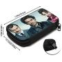 Hxuedan Sherlock Holmes The Data Cable Storage Bag is A Portable and Independent Design SuitableVFor Travelers to Place The Data Cable, Earphone and Electronic Product Data Cable Storage Bag