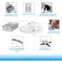 750lm 5 Years Warranty No Flicker No Buzz 4 inch 9W 5000K led Recessed Light, Recessed Lighting, Led Ceiling Light, can Lights, 12pack ETL and ES Listed