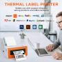 Comer Shipping Label Printer - Commercial Grade Direct Thermal High Speed Printer for Barcodes,Labels,Mailing,Shipping and More-150mm/s-4x6 Printer