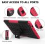 ROISKIN for Tablet 10 Case Cover 10.1 inch Protective Case, Not Fit iPad 10.2 Case,Pink
