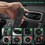 iButliv Mag-Safe Car Mount Charger, Magnetic Wireless Car Charger Compatible with iPhone 12/12 Pro/12 mini/12 Pro Max, 15W Qi Fast Charging Auto-Clamping Magnet Car Air Vent Phone Holder Mount - Black