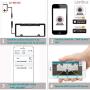 License Plate WiFi Backup Camera, WiFi Rear View Camera, LASTBUS 170° View Angle Universal IP69 Waterproof Car License Plate Frame Camera for Car Truck SUV Pickup Trailer Van Camper
