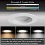 Lumary 4 inch Smart LED Recessed Lighting Wi-Fi LED Can Lights RGBWW Downlight Music Sync Simple Retrofit Installation Compatible with Alexa Google Assistant 9W 810LM (4 in WiFi- 1 Pack)