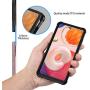 ORETECH Designed for Galaxy A51 Case with [2 x Tempered Glass Screen Protector] 360° Full Body Hard PC Soft TPU Rubber Silicone Edge Shockproof Protective Cover for Samsung Galaxy A51 4G 6.5'' Black