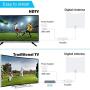 TV Antenna - Amplified HD Digital Indoor TV Antenna Long 230 Miles Range HDTV Antenna - 17ft Coax Cable Amplifier Antenna for 1080P 4K HD Local Channels - Support All Television