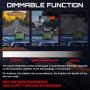 6 Gang Switch Panel Automatic Dimmable, OFFROADTOWN Universal Electronic Relay System Box Circuit Control On-Off LED Car Switch Pod Touch Switch Box for Truck Jeep Boat ATV UTV SUV Car