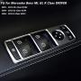 ALAVENTE 4Pcs Driver Window Switch Repair Button Caps, Lift Button Left and Right Caps for Mercedes Benz ML GL R Class W164 X164 W251