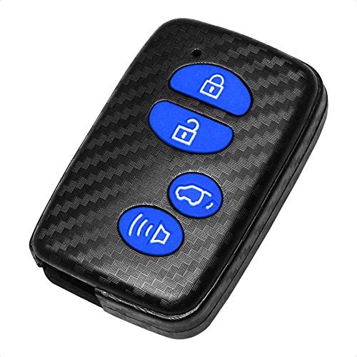 TANGSEN Smart Key Fob Case 3D Carbon Emboss Cover for TOYOTA AVALON CAMRY COROLLA HIGHLANDER PRIUS RAV4 SEQUOIA VENZA for SCION FRS for SUBARU BRZ CROSSTREK FORESTER WRX 234Button Keyless Entry Remote
