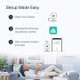 Kasa Indoor Smart Home Camera by TP-Link, 1080p HD Security Camera Wireless 2.4GHz with Night Vision, Motion Detection for Baby Monitor, Cloud & SD Card Storage, Works with Alexa & Google Home (EC60)