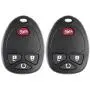 ECCPP Replacement fit for 4 Buttons Keyless Entry Remote Fob Key Fob 07-16 Chevrolet GMC Pontiac Cadillac Buick Saturn Suzuki Series M3N5WY8109 (Pack of 2)