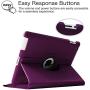 Fintie Rotating Case for iPad 4 3 2 (Old Model) 9.7 inch Tablet - 360 Degree Rotating Smart Stand Protective Cover Auto Wake/Sleep for iPad 4th Gen Retina Display, iPad 3 & iPad 2, Purple