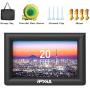 PPXIA 20 Ft Inflatable Movie Projector Screen,Includes Fan,Tie-Downs,Repair Kit,Storage Bags,Supports Front and Rear Projection