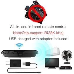 MoesGo WiFi IR Control Hub Smart Home Universal Blaster Infrared Repeater Hub Wireless Remote Control via Smart Life/Tuya APP Compatible with Alexa Google Home and No Hub Required