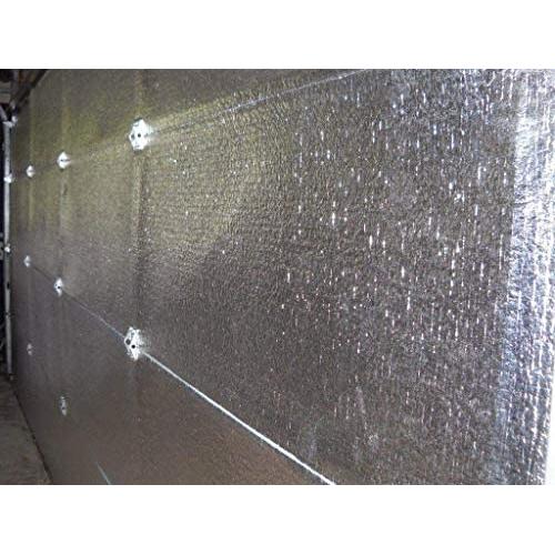 NASA TECH Reflective Platinum Single Car Garage Door Insulation Foam Core Kit Fits Single Garage Car Doors up to 9ft by 7ft NASA Technology MADE IN THE USA