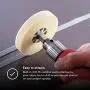3M Stripe Off Wheel Adhesive Remover Eraser Wheel Removes Decals, Stripes, Vinyl, Tapes and Graphics 4” diameter x 5/8” thick 3/8-16 threaded mandrel 07498 Pack of 1 3M Stripe Off Wheel Adhesive Remover Eraser Wheel Removes Decals, Stripes, Vinyl, Tapes and Graphics 4” diameter x 5/8” thick 3/8-16 threaded mandrel 07498 Pack of 1
