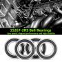 Rubber Sealed Bearings, 4Pcs 15267-2RS Deep Groove Ball Bearing 15x26x7 mm for Machine Tool, Electronic Equipment, etc