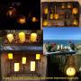 Flameless Candles, LED Candles Outdoor Candles Waterproof Candles(D: 3'' x H: 4''5''6'') Battery Operated Candles Plastic Pack of 9 Flameless Pillar Candles