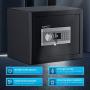 Azmkoo Security Home Safe Lock Box, Steel Safe Box, Black - 1.22 Cubic Feet