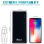 BONAI Portable Charger 30000mAh, (Huge Capacity)(Flashlight)(Outdoor) 5.6A Output External Battery Pack, 4A Input High-Speed Charging Technology, Power Bank Compatible with iPhone iPad Samsung-Black