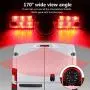 Misayaee Car Third Roof top Mount Brake lamp Camera Brake Light Rear View Backup Camera +7.0 inch TFT Monitor Display Kit for Transporter Express/Savana 2003-2018/Explorer Vans/Express Kit