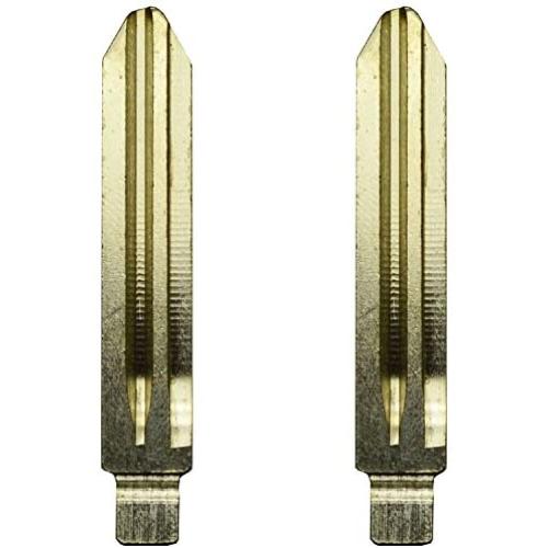 qualitykeylessplus Two Standard Key Blade Replacements for Kia Flip Remote Uncut Blank